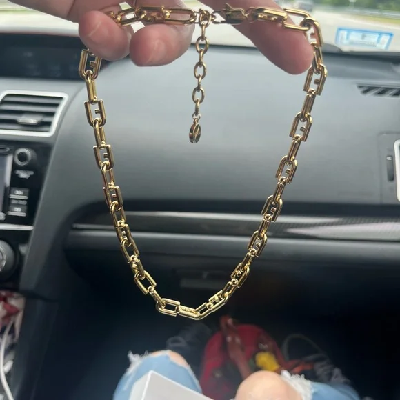 Furla Gold Chain Key Holder - Picture 7 of 16